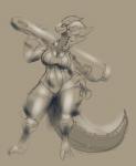 anthro big_breasts big_hands black_sclera breasts clothed clothing female flower huge_breasts non-mammal_breasts plant simple_background solo tail sunny_draconis mythology sunny_(sunny_draconis) dragon mythological_creature mythological_scalie scalie digital_media_(artwork) hi_res sketch