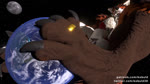 animal_genitalia anthro balls between_feet brown_body brown_fur earth feet foot_fetish foot_focus foot_on_planet fur genitals macro male multicolored_body multicolored_fur orange_body orange_fur paws penis planet planet_dwarfing planet_sized sheath tail terra_macro text white_body white_fur kobuld patreon twitter andy_renard canid canine fox mammal 16:9 3d_(artwork) 3d_animation animated digital_media_(artwork) hi_res short_playtime sound url webm widescreen