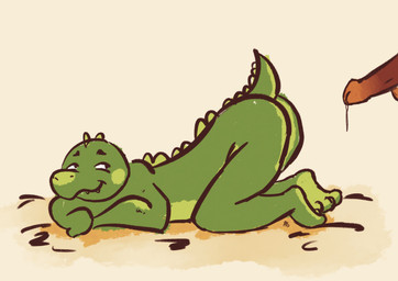 anthro ass_on_display big_butt bodily_fluids butt cum cum_drip cum_on_penis dripping duo genital_fluids genitals green_body leaking_cum leaking_penis male male/male nude overweight penetration penis slightly_chubby basementofmoss animal_humanoid crocodile crocodilian dinosaur humanoid prehistoric_species reptile reptile_humanoid scalie scalie_humanoid absurd_res hi_res