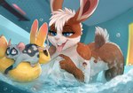 ambiguous_gender ambiguous_prey anthro anthro_pred bath bath_toy bathing bathtub big_breasts blue_eyes breasts brown_body brown_fur duo extreme_size_difference featureless_breasts female female_pred feral feral_prey fur grey_body grey_fur hair imminent_vore larger_anthro larger_female larger_pred naughty_face nude open_mouth pink_nose scut_tail short_hair short_tail size_difference smaller_ambiguous smaller_feral smaller_prey suds tail tongue tongue_out white_body white_fur white_hair skeleion lily_(ralenfox) domestic_rabbit dutch_rabbit lagomorph leporid mammal mouse murid murine oryctolagus rabbit rodent 2020 digital_media_(artwork) hi_res