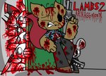 anthro blood bodily_fluids duo gore male male/male nightmare_fuel blackmoonx avian humanoid mammal mouse murid murine rodent hi_res