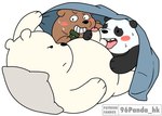 anthro ball_lick balls bedding black_body black_fur blanket blush brown_body brown_fur dot_eyes erection fur genitals kemono licking male oral overweight overweight_male penis sex tongue white_body white_fur 96panda cartoon_network we_bare_bears grizzly_(we_bare_bears) ice_bear_(we_bare_bears) panda_(we_bare_bears) bear brown_bear giant_panda grizzly_bear mammal polar_bear ursine 2024 hi_res adopted_(lore) adoptive_brother_(lore) adoptive_brothers_(lore) adoptive_sibling_(lore) pseudo_incest_(lore)