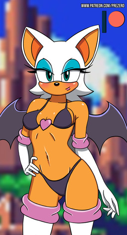 anthro armwear bikini blue_eyes blurred_background blush breasts clothing elbow_gloves female gloves hand_on_hip handwear legwear looking_at_viewer membrane_(anatomy) membranous_wings navel screencap screencap_background small_breasts smile solo standing swimwear thigh_highs two-piece_swimsuit wings prezer0 archie_comics sega sonic_the_hedgehog_(archie) sonic_the_hedgehog_(comics) sonic_the_hedgehog_(series) rouge_the_bat bat mammal portrait three-quarter_portrait
