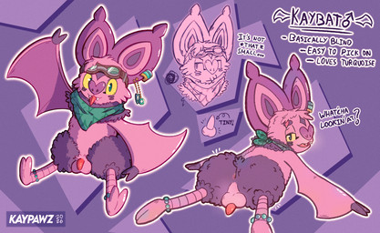 anus ear_piercing ear_ring eyewear fans feral fur genitals goggles male penis piercing pouting purple_body purple_fur ring_piercing scarf small_penis solo tongue kaypawz nintendo pokemon kay_(kaypawz) bat generation_6_pokemon mammal noibat pokemon_(species) hi_res