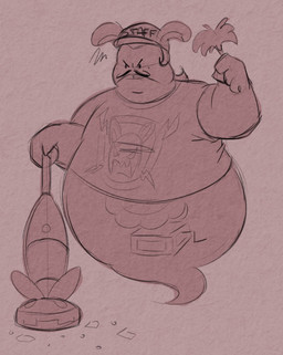 4_fingers annoyed anthro arms_bent black_eyes black_facial_hair black_mustache bottomless bottomless_anthro bottomless_male brown_background brown_body brown_clothing brown_fur brown_hair brown_hat brown_headwear brown_shirt brown_t-shirt brown_tail brown_topwear cleaning_tool closed_frown clothed clothed_anthro clothed_male clothing dot_eyes facial_hair fingers frown fur furrowed_eyebrows gramophone hair hat headgear headwear holding_duster legless long_ears long_hair male male_anthro markings mole_(marking) mouth_closed mustache overweight overweight_anthro overweight_male shirt simple_background simple_eyes solo staff t-shirt tail teeth text text_on_clothing text_on_hat text_on_headwear tooth_gap topwear translucent translucent_body vacuum_cleaner vacuuming randomrabbidramblings mario_bros mario_plus_rabbids_kingdom_battle nintendo raving_rabbids rayman_(series) ubisoft phantom_of_the_bwahpera ghost hybrid lagomorph mammal rabbid spirit 2025 crossover english_description english_text sketch