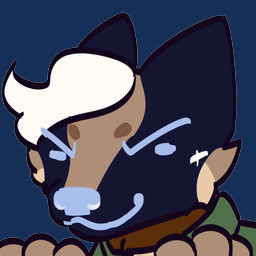 ambiguous_gender anthro grin smile solo schocoa_(artist) schocoa_(character) canid canine canis domestic_dog german_shepherd goo_creature herding_dog hybrid mammal pastoral_dog hi_res