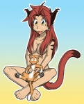 casual_nudity convenient_censorship duo female fusion hair nude red_hair tail conditional_dnp tom_fischbach caribbean_blue nekonny_(fursona) tina_(caribbean_blue) yuki_(caribbean_blue) yukina_(nekonny) animal_humanoid cat_humanoid domestic_cat felid felid_humanoid feline feline_humanoid felis humanoid mammal mammal_humanoid censored colored