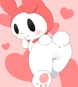 anus blush butt female furry113 lagomorph looking_at_viewer looking_back mammal my_melody onegai_my_melody pussy rabbit smile solo
Rating: Explicit
Score: 2
User: Neitsuke
Date: April 15, 2014