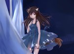 breasts brown_eyes brown_hair clothing curtains dress female hair raining sad solo window yuki_chan0321 wolf_children yuki_(wolf_children) animal_humanoid canid canid_humanoid canine canine_humanoid humanoid mammal mammal_humanoid wolf_humanoid 2018 hi_res