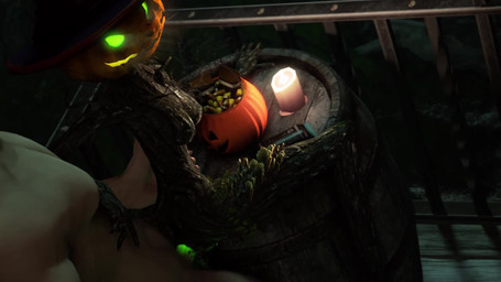 anal anal_penetration anus bioluminescence bodily_fluids breasts candy candy_corn clothing dessert duo erection female female_focus female_on_human female_penetrated food for_a_head from_behind_position fruit genitals glowing glowing_anus glowing_eyes glowing_genitalia glowing_mouth glowing_vulva green_eyes hat headgear headwear holidays human_on_humanoid human_penetrating human_penetrating_humanoid humanoid_penetrated interspecies jack-o'-lantern laugh leaning leaning_forward leaning_on_object male male/female male_on_humanoid male_penetrating male_penetrating_female night not_furry nude open_mouth outside penetration penile penile_penetration penis penis_in_ass plant pumpkin pumpkin_head sex smile solo_focus torso_grab vulva witch_hat voui halloween elemental_creature elemental_humanoid flora_fauna human humanoid mammal object_head plant_humanoid 16:9 2020 3d_(artwork) 3d_animation animated digital_media_(artwork) hi_res high_framerate loop short_playtime sound source_filmmaker_(artwork) video widescreen