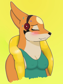 blush breasts electronics eyes_closed female headphones inflatable musical_note musical_symbol nipple_outline pool_float simple_background small_breasts solo symbol roses04 nintendo pokemon floatzel generation_4_pokemon mammal mustelid pokemon_(species) 3:4 absurd_res hi_res
