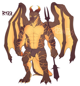2_horns 3_toes 5_fingers abs anthro arm_spikes barefoot black_clothing black_spikes black_underwear brown_body brown_scales bulge clothed clothing countershading feet fingers holding_object holding_weapon horn looking_at_viewer male melee_weapon membrane_(anatomy) membranous_wings nipples pecs polearm scales simple_background solo spear spikes spikes_(anatomy) standing tail tan_body tan_scales teeth toes topless topless_anthro topless_male underwear underwear_only weapon white_background wings xeoniios mythology ryzz_(xeoniios) dragon mythological_creature mythological_scalie scalie 2020 absurd_res digital_media_(artwork) hi_res signature