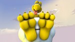 16:9 3_toes 3d_(artwork) air_creature ambiguous_gender anthro barefoot big_feet blank_stare claws cloud cloud_(super_mario_bros) dazed digital_media_(artwork) elemental_creature exposed_chest face_on_object feet floating foot_fetish foot_focus hi_res huge_feet hypnosis intelligence_loss koopa koopa_troopa light living_cloud looking_at_viewer mario_bros mind_control mind_wipe mindless nintendo nude open_mouth plantigrade prometheusn4 ringed_eyes scalie shaded sitting sky sky_background skyscape soles solo spiral_eyes sunlight toe_claws toes tongue tongue_out widescreen yellow_body yellow_claws yellow_feet yellow_toes