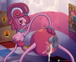 anal anal_fluids anal_penetration anus balls big_balls big_penis blush bodily_fluids breasts clothing cum cum_in_pussy cum_inside detailed_background disembodied_penis dress duo erection exposed_breasts eyelashes eyes_closed eyeshadow female gem genital_fluids genitals glistening glistening_body glistening_skin hair inside jewelry leaking leaking_cum lipstick long_arms long_hair long_legs makeup male male/female mature_female mature_humanoid mommy_kink motion_lines necklace nipples not_furry open_mouth open_smile pearl_(gem) pearl_necklace penetration penis pink_body pink_clothing pink_dress pink_hair pink_skin plump_labia poster_(object) purple_eyeshadow pussy red_lipstick sex small_waist smile stretchy subscribestar_logo text mandyfoxy mob_entertainment poppy_playtime subscribestar mommy_long_legs animate_inanimate humanoid living_toy 2025 artist_name digital_drawing_(artwork) digital_media_(artwork) hi_res watermark