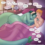 1:1 after_sex aftercare animal_humanoid anthro areola bed bed_sheet bedding bedroom big_areola big_breasts big_butt blonde_hair bodily_fluids bold_text bottle breast_squish breasts butt candle cobatsart color_coded color_coded_hearts color_coded_text comic conjoined_speech_bubble container cuddling curvy_figure dialogue dragon dragon_humanoid duo english_text eyelashes female freckled_breasts freckled_butt freckled_legs freckled_shoulders freckled_thighs freckles furniture green_areola green_body green_hair green_nipples green_scales green_skin hair hair_over_eyes heart_after_text heart_symbol herald_(cobat) hi_res horn hug huge_breasts huge_butt human humanoid husband_and_wife inverted_nipples label leaf leaf_tail light_body light_skin lying lying_on_bed male male/female mammal maple_(cobat) married_couple mythological_creature mythological_scalie mythology name_drop name_in_dialogue nipples nude on_bed one_eye_closed pale_skin pitcher potion potion_bottle potion_label red_cross romantic romantic_couple scales scalie speech_bubble squish sweat tail text text_emphasis text_with_heart thick_tail thick_thighs towel voluptuous