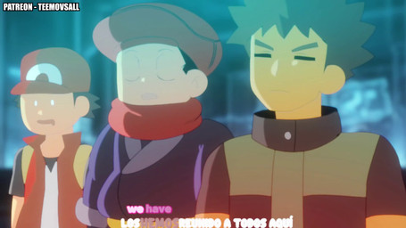anthro big_breasts blue_eyes blue_hair blurred_background bouncing_breasts breast_curtains breasts butt clothing coat egg electronics eyes_closed female fur green_body green_fur grey_hair group gym_leader hair half-closed_eyes hat headgear headwear heart_symbol holding_egg holding_object interspecies laugh male muscular muscular_male narrowed_eyes pokemon_professor pokephilia police red_eyes red_scarf scarf standing television text thick_thighs topwear white_clothing white_coat white_topwear wide_hips teemo_vs_all nintendo pokemon brock_(pokemon) officer_jenny professor_oak red_(pokemon) rei_(pokemon) ditto_(pokemon) generation_1_pokemon generation_9_pokemon human hybrid legendary_pokemon mammal meowscarada mew_(pokemon) pokemon_(species) 16:9 animated censored english_audio english_text hi_res long_playtime mosaic_censorship sound spanish_text subtitled video widescreen
