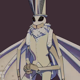 anthro cane clothing fluffy hat headgear headwear jacket looking_at_viewer male nude seductive solo suit top_hat topwear wings judasyfox arthropod insect lepidopteran moth 1:1 3d_(artwork) 3d_animation animated digital_media_(artwork) no_sound short_playtime video