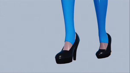 anthro balls big_balls big_breasts big_nipples big_penis biped blue_clothing blue_eyes bodily_fluids bouncing_balls bouncing_breasts bouncing_butt bouncing_penis breasts brown_body butt butt_jiggle clothing countershading eyeshadow female fingers flaccid footwear fur genitals glans glistening glistening_balls glistening_body glistening_breasts glistening_butt glistening_clothing glistening_face glistening_fur glistening_genitalia glistening_glans glistening_penis glistening_tail glistening_thighs green_eyes grey_body gynomorph high_heels intersex jiggling latex latex_clothing legwear lips lipstick long_ears makeup multiple_angles nipples penis pink_clothing sagging_breasts shoes shrug_(clothing) simple_background solo sweat tail thick_lips thigh_highs vulva walk_cycle walking white_background cartoonhoneybunny honey_bunny_(cartoonhoneybunny) maple_bunny_(cartoonhoneybunny) hare lagomorph leporid mammal rabbit 16:9 3d_(artwork) 3d_animation animated digital_media_(artwork) long_playtime sound widescreen