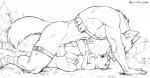 2015 anthro anthro_on_feral anthro_penetrating anthro_penetrating_feral balls bestiality big_penis black_and_white canid canine canis digital_drawing_(artwork) digital_media_(artwork) duo erection eyes_closed female female_on_anthro female_penetrated feral feral_penetrated from_front_position genitals hi_res interspecies large_penetration larger_male licking lily_(adam_wan) lying male male/female male_on_feral male_penetrating male_penetrating_female mammal missionary_position monochrome muscular mustelid nude on_back open_mouth otter penetration penis public pussy ranger_wolf_(adam_wan) sex size_difference sketch smaller_female smaller_penetrated thick_penis tongue tongue_out wolf zaush