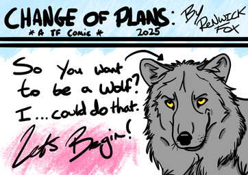 dialogue feral male simple_background smile solo text renwick-fox_(artist) canid canine canis mammal wolf absurd_res comic digital_media_(artwork) english_text first_page hi_res