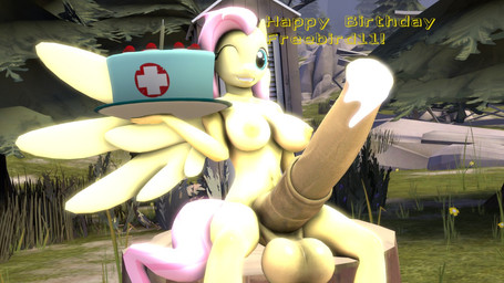 animal_genitalia animal_penis anthro anthrofied balls big_balls big_penis biped breasts cake dessert equine_genitalia equine_penis erection feathered_wings feathers food genitals grass gynomorph hair huge_balls huge_penis hyper hyper_genitalia hyper_penis intersex nipples nude one_eye_closed outside penis pink_hair plant plate sitting smile solo text wings yellow_body yellow_feathers diamonikon friendship_is_magic hasbro my_little_pony mythology fluttershy_(mlp) equid equine mammal mythological_creature mythological_equine pegasus 16:9 2015 3d_(artwork) digital_media_(artwork) english_text source_filmmaker_(artwork) widescreen