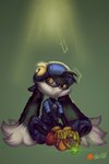 clothed clothing footwear fur gloves handwear hat headgear headwear holding_object male patreon_logo shoes simple_background sitting solo text wearing_hat yellow_eyes umikit bandai_namco klonoa_(series) patreon klonoa domestic_cat felid feline felis mammal artist_name digital_media_(artwork) english_text hi_res