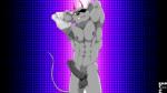 abs antennae_(anatomy) anthro athletic balls biceps big_muscles biped black_nose buckteeth ear_piercing erection eye_patch eyewear foreskin fur genitals grey_body grey_fur grey_penis humanoid_genitalia humanoid_penis looking_at_viewer lying male muscular muscular_anthro muscular_male navel nipples notched_ear nude on_back pecs penis piercing pose prosthetic prosthetic_arm prosthetic_limb red_eyes solo teeth vein veiny_penis fabfelipe biker_mice_from_mars modo_(bmfm) alien mammal mouse murid murine rodent 2012 pinup