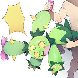 1_horn abs ambiguous_gender ambiguous_humanoid ambiguous_penetrated ambiguous_penetration anthro bestiality blush blush_lines duo feral feral_penetrated flower_(anatomy) green_body horn human_on_feral human_on_humanoid human_penetrating human_penetrating_feral human_penetrating_humanoid humanoid_penetrated interspecies lifting male male/ambiguous male_human male_penetrating male_penetrating_ambiguous not_furry nude_human nude_male penetration penile penile_penetration plant pokephilia sex simple_background stand_and_carry_position standing standing_sex white_background youjomodoki nintendo pokemon elemental_creature elemental_humanoid flora_fauna generation_5_pokemon human humanoid mammal maractus plant_humanoid pokemon_(species) 1:1 absurd_res hi_res