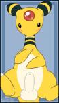 balls blush erection feral foreskin genitals happy male penis presenting presenting_penis solo spread_legs spreading afterglow_ampharos nintendo pokemon afterglow_the_ampharos ampharos generation_2_pokemon pokemon_(species) aliasing digital_media_(artwork) low_res