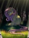 blush feathered_wings feathers female feral grass hair long_hair pink_hair plant sad solo teal_eyes tree wings yellow_body yellow_feathers verawitch friendship_is_magic hasbro my_little_pony mythology fluttershy_(mlp) equid equine mammal mythological_creature mythological_equine pegasus 2018 digital_media_(artwork) hi_res