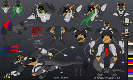 2_penises 2_tongues 3_penises 4_toes 6_fingers abs animal_genitalia anthro back_spikes balls belly_mouth big_balls big_penis black_eyes black_tongue blade bodily_fluids chest_spike claws comparing crocodile_tail ear_piercing ear_ring equine_genitalia feet fingers genitals glowing glowing_eyes green_tongue group horn huge_penis hybrid_genitalia hybrid_penis lights long_tail machine male markings multi_genitalia multi_penis multi_tail multi_tongue multicolored_body multicolored_penis muscular muscular_male open_mouth orange_markings ovipositor_penis penis piercing purple_markings red_markings retractable_teeth ring ring_piercing saliva screen screen_eyes screen_face screws semi-anthro sharp_teeth simple_background small_waist solo spikes spikes_(anatomy) tail teeth tentacles text toes tongue tongue_out trio yellow_eyes teymosoo nykto_orygn_euster_(teymosoo) alien human kristen_(teymosoo) mammal monster robot 5:3 absurd_res english_text hi_res model_sheet
