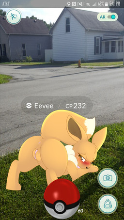anus ass_up blush butt female feral genitals gui half-closed_eyes landscape looking_at_viewer looking_back narrowed_eyes photo_background pokeball presenting presenting_anus presenting_hindquarters quadruped raised_tail solo standard_pokeball street tail vulva camychan nintendo pokemon pokemon_go canid canine eevee generation_1_pokemon mammal pokemon_(species) hi_res photography_(artwork)