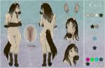 animal_genitalia animal_pussy anthro blue_eyes blush breasts equine_genitalia equine_pussy female genitals nipples nude piercing pussy solo cedarwolf eris_(marefurryfan) equid equine horse mammal 2015 model_sheet