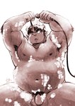 armpit_hair balls bathing belly body_hair bubble flaccid genitals horn humanoid_pointy_ears male moobs navel nipples nude overweight overweight_male penis pointy_ears shower showering solo hikoero777 lifewonders tokyo_afterschool_summoners tetsuox_(tas) horned_humanoid humanoid hi_res