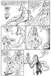 anthro apode big_penis clothing dialogue female flat_chested genitals group imminent_sex larger_female legless lying magic magic_user male male/female muscular nude on_side penis serpentine size_difference smaller_male text trio undressing karno here_there_be_dragons mythology gustav_(here_there_be_dragons) oracle_ruzuya zashy draconcopode dragon equid equine horse mammal mythological_creature mythological_scalie naga reptile scalie snake 2024 black_and_white comic english_text monochrome