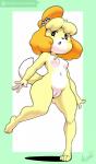 2017 4_toes absurd_res alternate_version_at_source animal_crossing anthro argento barefoot biped breasts canid canine canis clothing domestic_dog feet female genitals hair hi_res innie_pussy isabelle_(animal_crossing) mammal nintendo nipples nude open_mouth pussy shih_tzu small_breasts solo toes toy_dog