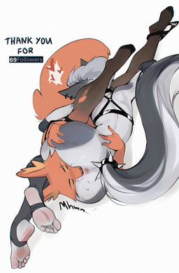 69_position accessory ambiguous_oral anthro anthro_on_anthro anus bottomwear butt clothed clothing collar collar_on_tail cunnilingus duo ear_piercing eyebrow_piercing facial_piercing feet female female/female female_anthro fur furgonomics grey_body grey_fur hair hand_on_butt heart_symbol inner_ear_fluff legwear lying monotone_body monotone_fur multicolored_body multicolored_fur nose_to_anus nude onomatopoeia oral orange_body orange_fur pantyhose piercing sex simple_background sound_effects spiked_collar spikes spread_butt spreading tail tail_accessory tail_collar text thigh_highs topless translucent translucent_bottomwear translucent_clothing tuft vaginal white_background white_body white_fur sverhnovapony dreamworks hellaverse helluva_boss the_bad_guys diane_foxington loona_(helluva_boss) canid canine canis fox mammal wolf 2025 english_text hi_res