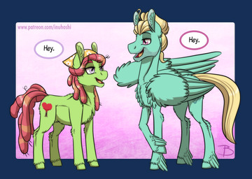 blonde_hair clothing dreadlocks duo female feral hair headgear headkerchief headwear kerchief male stubble text wings inuhoshi-to-darkpen friendship_is_magic hasbro my_little_pony mythology tree_hugger_(mlp) zephyr_breeze_(mlp) equid equine horse mammal mythological_creature mythological_equine pegasus pony alpha_channel url