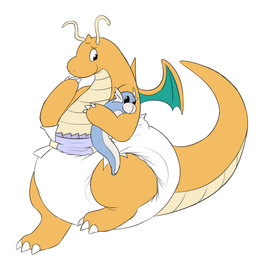 3_fingers 3_toes ambiguous_gender antennae_(anatomy) anthro back_wings blue_wings claws clean_diaper clothed clothing diaper diaper_only earless feet finger_claws fingers head_horn holding_object holding_plushie horn looking_down multicolored_body on_one_leg orange_body orange_horn orange_tail orange_wings plushie pokemon_plushie smile solo standing tail three-quarter_view toe_claws toes topless two_tone_body two_tone_tail two_tone_wings wearing_diaper white_claws white_diaper white_finger_claws white_toe_claws wings yellow_antennae yellow_body yellow_tail fang29 nintendo pokemon dragonite dratini generation_1_pokemon pokemon_(species) 2026 absurd_res full-length_portrait hi_res portrait