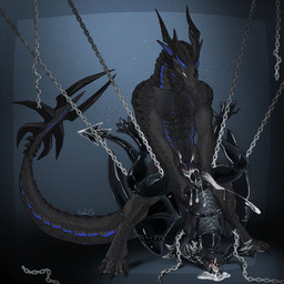 after_sex anal animal_genitalia anthro anus bdsm bodily_fluids bondage bound chain claws cum cum_from_mouth cum_in_ass cum_in_mouth cum_inside cum_on_face cumshot digitigrade dominant dominant_male dripping ejaculation erection excessive_cum excessive_genital_fluids feet genital_fluids genital_slit genitals knot knotted_penis latex male male/male penis rough_sex scales sex simple_background tail teeth text thick_tail ventral_scales nitrods mythology zarizav zathir dragon mythological_creature mythological_scalie scalie 1:1 english_text