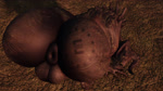 3d_(artwork) 3d_animation animated anus balls bethesda_softworks big_butt black_body black_skin brown_body brown_skin butt butt_tattoo claws deathclaw digital_media_(artwork) enclave_(fallout) fallout genitals hi_res high_framerate horn inviting jiggling_butt looking_back male monster no_sound on_ground presenting puffy_anus raised_tail reptile roblox scalie short_playtime solo solo_focus tail tattoo twerking webm widescreen willie_piv