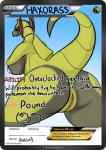 anthro anus areola breasts butt card card_template copyright_symbol female genitals nipples non-mammal_breasts non-mammal_nipples nude pokemon_card presenting pussy red_eyes solo symbol tail text trading_card trading_card_template conditional_dnp klaide lenny_face mythology nintendo pokemon pokemon_tcg dragon generation_5_pokemon haxorus mythological_creature mythological_scalie pokemon_(species) scalie english_text hi_res meme