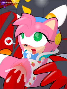 anthro bodily_fluids clothing clothing_aside cum duo erection female female_penetrated genital_fluids genitals male male/female male_penetrating male_penetrating_female panties penetration penis sex underwear underwear_aside vulva neoeclipse mythology sega sonic_the_hedgehog_(series) amy_rose fan_character isotope sonic_the_hedgehog dragon eulipotyphlan hedgehog mammal mythological_creature mythological_scalie scalie 3:4 hi_res source_request