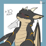 anthro boop claws ear_piercing grey_body horn male markings nose_boop open_mouth orange_eyes piercing simple_background solo tail tail_motion tailwag text white_claws white_spikes wings yellow_markings mazalgi mythology revet dragon mythological_creature mythological_scalie scalie 1:1 animated digital_media_(artwork) english_text no_sound short_playtime webm