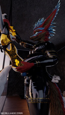 against_surface against_wall against_window anal anal_penetration animal_dildo animal_genitalia animal_penis animal_sex_toy anthro anthro_on_anthro anthro_penetrated anthro_penetrating anthro_penetrating_anthro armwear balls black_latex blue_body blue_fur blue_penis brown_body brown_fur canine_genitalia canine_penis clothed clothing day dildo duo equine_dildo erection fur genitals glistening glistening_body hair inside knot knotted_penis latex latex_armwear latex_clothing latex_legwear latex_skinsuit legwear male male/male male_penetrated male_penetrating male_penetrating_male multicolored_body multicolored_fur multicolored_hair muscular muscular_male on_glass penetration penile penile_penetration penis penis_in_ass red_body red_fur reflection sex sex_toy sheath skinsuit tail tight_clothing window callmeezra ezra_(fara_rex) isaacjexo canid deity jex mammal rexouium 3d_(artwork) 4k 9:16 absurd_res blender_(artwork) blender_cycles_(artwork) digital_media_(artwork) hi_res