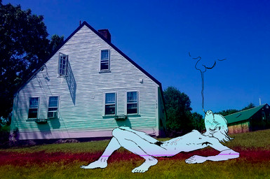 anthro bodily_fluids cum cum_in_hair cum_on_body cum_on_face genital_fluids hair male public public_nudity smoking solo corpsetf real_world