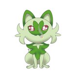 drugs female feral marijuana smoking solo alexzozaya nintendo pokemon felid feline generation_9_pokemon mammal pokemon_(species) sprigatito 1:1 hi_res