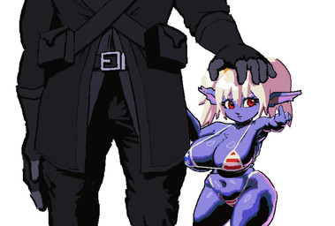 american_flag_bikini bikini clothed clothed_sex clothing curvy_figure duo female flag_bikini flag_swimwear gesture hand_gesture holding_head humanoid_pointy_ears male male/female middle_finger mostly_offscreen_character mostly_offscreen_male muscular muscular_male pigtails pointy_ears sex shortstack simple_background size_difference skimpy_bikini swimwear two-piece_swimsuit voluptuous voluptuous_female wet oppmann league_of_legends riot_games tencent garen_(lol) poppy_(lol) human humanoid mammal yordle hi_res