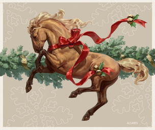 ambiguous_gender brown_body brown_fur brown_tail butt feral fur hooves mane side_view simple_background solo tail alsares equid equine horse mammal 2026 digital_drawing_(artwork) digital_media_(artwork)