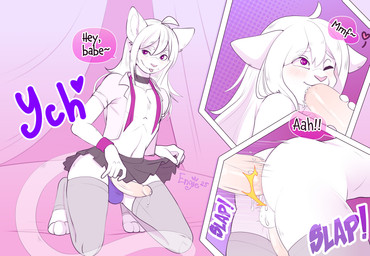 anal anthro balls bodily_fluids bottomwear clothed clothing crossdressing cum duo erection femboy genital_fluids genitals humanoid_genitalia humanoid_penis male male/male penis pounding_ass school_uniform sex skirt solo_focus thrust_lines thrusting uniform engieart hi_res